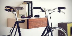 ヴィンテージ自転車に似合う木製バイクラック「Bike Valet」