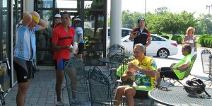 ベテラン自転車乗りに遭遇